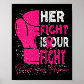 Krebs Ihr Kampf ist unser Kampf gegen Brustkrebs A Poster (Vorne)