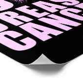 Krebs im Brustkrebs Poster (Ecke)