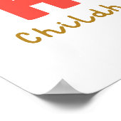 Krebs im Kindesalter Custom Christmas Print Poster (Ecke)