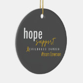 Krebs im Kindesalter Custom #team name Ornament (Rechts)