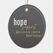 Krebs im Kindesalter Custom #team name Ornament (Links)