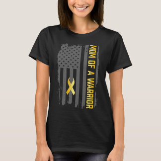 Krebs im Kindesalter Die Flagge der USA Mama eines T-Shirt