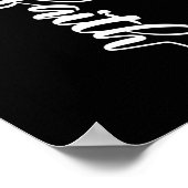 Krebs im Kindesalter Glaube Krebserkrankung im Kin Poster (Ecke)