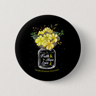 Krebs im Kindesalter Glaube Liebe Hoffnung Blume J Button