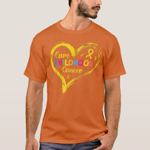 Krebs im Kindesalter heilen Herzkrebs Kinderkrebs T-Shirt