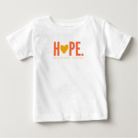 Krebs im Kindesalter HOPE Goldenen Herz Baby T - S