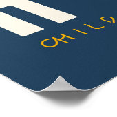 Krebs im Kindesalter HOPE Herzinspender druckt Zei Poster (Ecke)