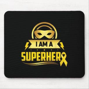 Krebs im Kindesalter Ich bin ein Superheld Mousepad