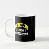 Krebs im Kindesalter Ich bin stark, ich bin ein Üb Kaffeetasse (Links)