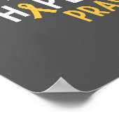 Krebs im Kindesalter.Liebe.hope.bete. Poster & Pri (Ecke)