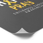 Krebs im Kindesalter.Liebe.hope.bete. Poster & Pri (Ecke)