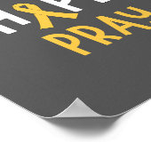 Krebs im Kindesalter.Liebe.hope.bete. Poster & Pri (Ecke)