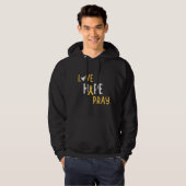 Krebs im Kindesalter.Liebe.hope.bete. Pullover Hoo (Vorne ganz)