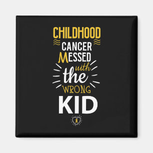 Krebs im Kindesalter mit dem falschen Kid-Bewussts Magnet