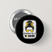 Krebs im Kindesalter - Oma eines Kriegers Button (Vorne & Hinten)