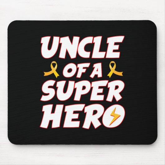 Krebs im Kindesalter Onkel einer Superheldenfamili Mousepad (Vorne)