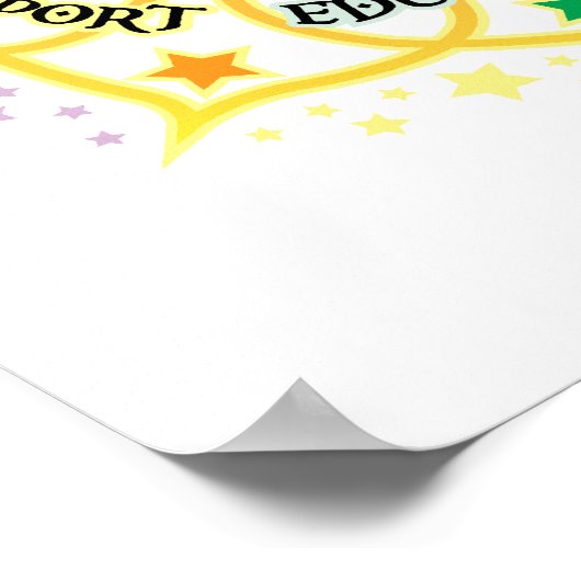 Krebs im Kindesalter Poster (Ecke)