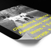Krebs im Kindesalter. Poster (Ecke)