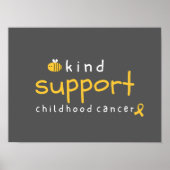 Krebs im Kindesalter sollte freundlich Poster & Pr (Vorne)