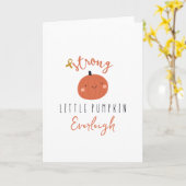 Krebs im Kindesalter, starker kleiner Kürbis-Indiv Karte (Gelbe Blume)