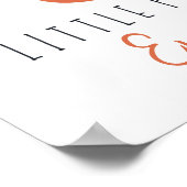 Krebs im Kindesalter, starker kleiner Kürbis-Indiv Poster (Ecke)