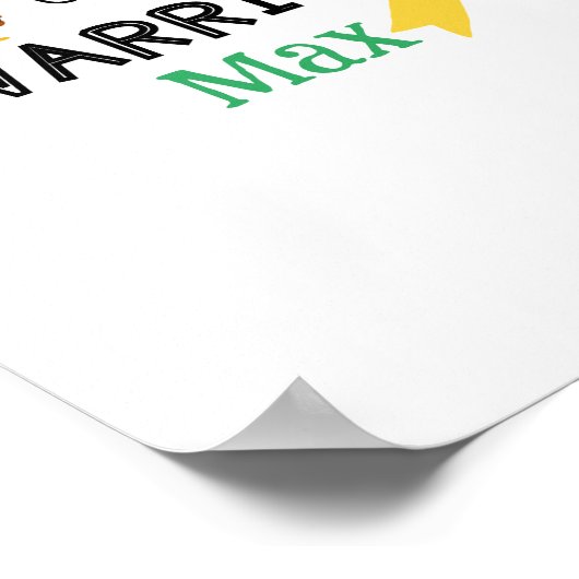 Krebs im Kindesalter.tapfer Krieger.Benutzerdefini Poster (Ecke)