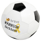 Krebs im Kindesalter.Tapferer Krieger.Custom Socce Fußball (Dreiviertel)