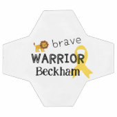 Krebs im Kindesalter.Tapferer Krieger.Custom Socce Fußball (Flach)