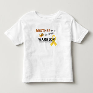Krebs im Kindesalter.tapferer T - Shirt eines Krie