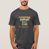 Krebs im Kindesalter.together.support.cure. T-Shir T-Shirt (Vorderseite)