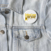 Krebs im Kindesalter Überlebende Blume Button (Beispiel)