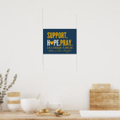 Krebs im Kindesalter unterstützt Custom Poster Pri (Küche)