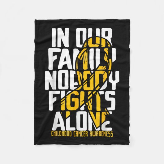 Krebs im Kindesalter unterstützt Kinderkrebs in de Fleecedecke (Vorderseite)