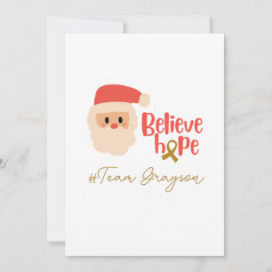 Krebs im Kindesalter Weihnachten Benutzerdefiniert Einladung