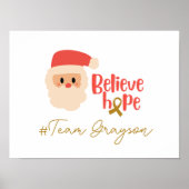 Krebs im Kindesalter Weihnachten Custom Poster & P (Vorne)