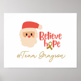 Krebs im Kindesalter Weihnachten Custom Poster & P