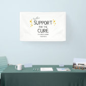 Krebs im Kindesalter zusammen unterstützen Heilung Banner (Messe)