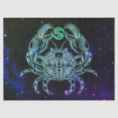 Krebs im Krabbengewebe Seidenpapier (Vorderseite)