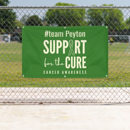 Krebs Individuelle Name Banner Außenzeichen (Insitu)