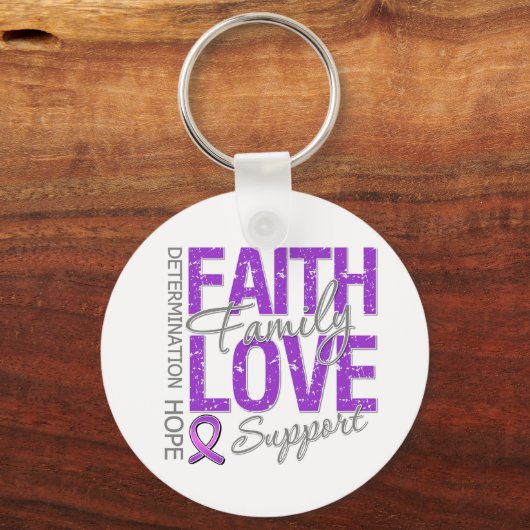 Krebs Inspirierend Slogan Collage Bauchspeicheldrü Schlüsselanhänger (Vorderseite)