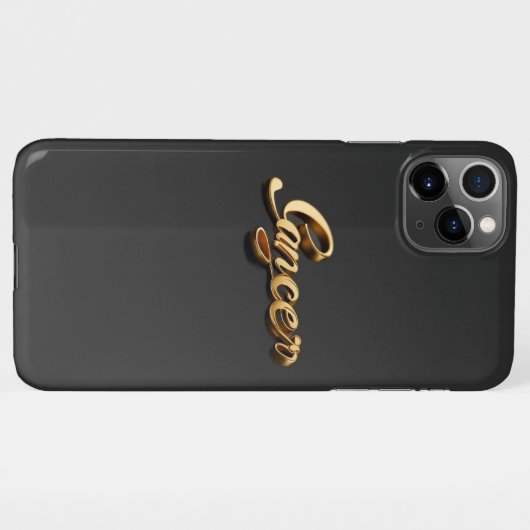 Krebs iPhone Hülle (Rückseite (Horizontal))