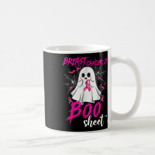 Krebs ist Boo Sheet Halloween Brustkrebsbewusstsei Kaffeetasse