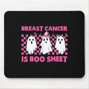 Krebs ist Boo Sheet Halloween Pink Krebsbewusstsei Mousepad