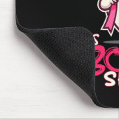 Krebs ist der Monat des Bootschild-Bewusstseins Mousepad (Ecke)