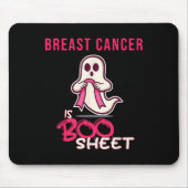 Krebs ist der Monat des Bootschild-Bewusstseins Mousepad (Vorne)