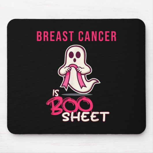 Krebs ist der Monat des Bootschild-Bewusstseins Mousepad (Vorne)