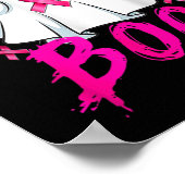 Krebs ist ein boomfähiges Halloween-Brustkrebs Awa Poster (Ecke)