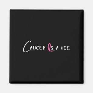 Krebs ist ein rosa Band Brustkrebsbewusstsein Magnet