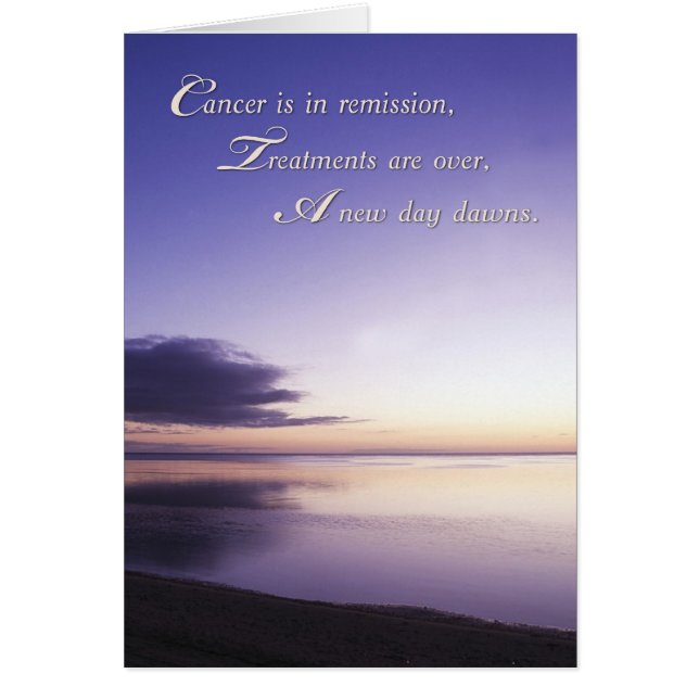 Krebs ist in Remission, Sonnenaufgang (Vorne)