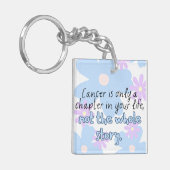 Krebs ist nur ein Kapitel Schlüsselanhänger (Vorderseite links)